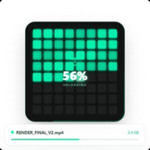 Creative Studio Upload Matrix - Mint Fresh Matte Neon